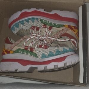 Farm Rio Summer Beaded Sneakers